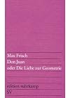 Don Juan, Oder Die Liebe Zur Geometrie