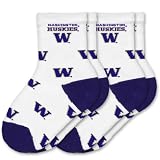 NCAA Washington Huskies Toddler Two Pack Socks All Over Logo
