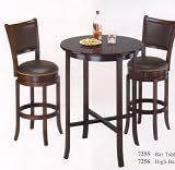 Fabulous Bar Table and High Back Swivel Stool
