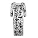 Bangniweigou Women's Tribal Celeb Leopard Print Pencil Bodycon Midi Dress