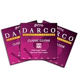 Darco Plain End High Tension Classical Guitar Strings - Three Packs