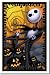 Nightmare Before Christmas (Jack) Flocked Blacklight Movie Poster Print - 23 X 35