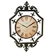 Wilco Imports Decorative Metal Wall Clock 14.75-inch x 1.75-inch x 22.25-inch