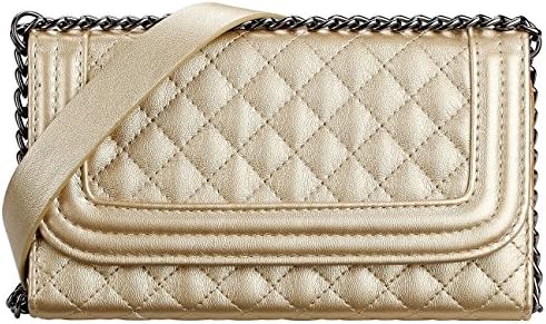 iPhone 6 Case, Boilfish iPhone 6 (4.7) Flip Case [Should Chain Series] [Wallet] - Leather Case for iPhone 6 (4.7) - Mirror (PULPC-T-001)iPhone 6(4.7in) Gold