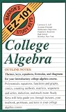 College Algebra (Barrons EZ-101 Study Keys)