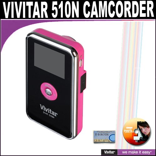 51yyA95B86L Vivitar DVR510 Night Vision Video Camcorder