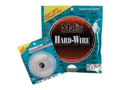 Malin 49 Strand Stainless Steel Cable - 270 lb. - .049 in. - 30 ft. - Bright