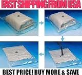 Quantity = 10 PACK Space Saver Vacuum Storage Bags (6) Large, (2) Extra Large & (2) Jumbo combo sizes
