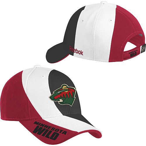 Reebok Minnesota Wild Colorblock Adjustable Hat