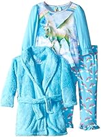 Baby Bunz Baby Girls' 3 Pieces Unicorn Dreams Robe and Pajama Set