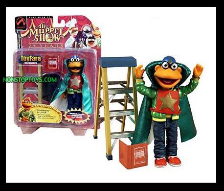 Muppets Exclusive Super Scooter Figure - Toyfare Magazine Mint Card - Muppet Show Series