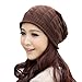 LOCOMO Women Girl Triangle Pattern Slouchy Knit Beret Beanie Crochet Rib Hat Cap Warm FAF028*FBA