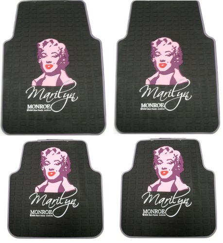 Click here for Marilyn Monroe Front and Rear 4 Piece Car Floor Ma... prices