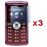 3 Pack of Premium Reusable LCD Screen Protector for LG enV 3 VX9200