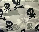 Divatex Kids Gray Camouflage Skull and Crossbones Twin Microfiber Comforter Camo