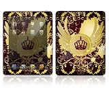 Crown Design Skin Decal Sticker for Apple iPad Tablet E-Reader