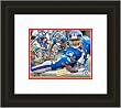 New York Giants Framed Tiki Barber Photo By Photo File NFL Football