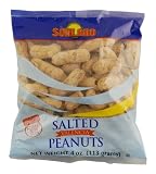 Sunland Salted Valencia Peanuts In Shell, 4 Ounce Bags (Pack of 90)