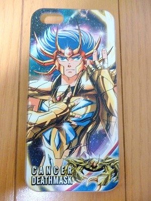 デスマスク iPhone5対応　聖闘士聖矢　蟹座　アイフォン5ケース　JIP-130