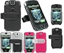 Apple iPhone Neoprene Case with Removable Belt Clip and Built-in Screen Protector - Available in 4 Color Choices (Compatible with 1st Generation ONLY)