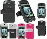 Apple iPhone Neoprene Case with Removable Belt Clip and Built-in Screen Protector - Available in 4 Color Choices (Compatible with 1st Generation ONLY)