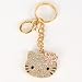 Hello Kitty Keychain Keyring Ring Keyfob Mirror
