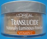 L'Oreal Paris Translucide Naturally Luminous Loose Powder, Medium, 0.5 Ounce