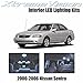 XtremeVision Nissan Sentra 2000-2006 (3 Pieces) Cool White Premium Interior LED Kit Package + Installation Tool