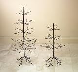 Brown Metal Ornament Tree - 3-tier