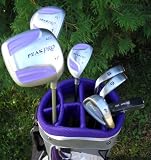 Ladies Right Hand "Peak Pro Edition" Starter Golf Club Set w400cc Driver & Free Putter; Lady Flex Shafts on all Golf Clubs; Petite, Regular or Length; Fast Shipping