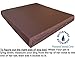 Dogbed4less Orthopedic Small Medium Memory Foam Pet Bed, Waterproof Liner with Brown Suede Cover and Extra Pet Bed Case 35X20X4 Inch