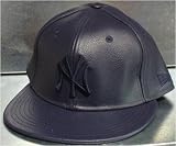 New York Yankees Dark Navy Leather New Era 59/50 Fitted Cap