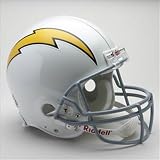 Riddell San Diego Chargers AFL 50th Anniversary Replica Mini Helmet