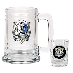 Dallas Mavericks Boilermaker Set - Primary Logo NBA Basketball