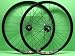 BLACK WEINMANN DEEP-V TRACK FIXED GEAR WHEELS WHEELSET