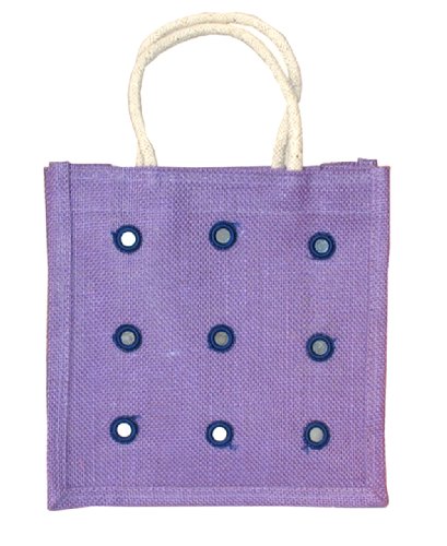Grehom Gift Bag - Lavender, Beautiful Hessian Bag, Eco-friendly Bag; Beautiful Gift