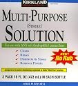 Multi-purpose Sterile Solution for Any Soft Contact Lens (3 Pack X 16 Fl Oz)