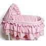Pink Gingham Bassinet Bedding Set Burlington Basket