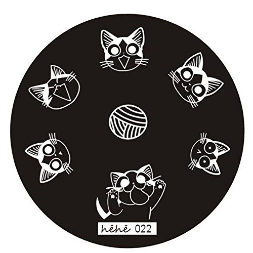 WILLTOO 2016 Nail Art Image Stamp Stamping Plates Manicure Template Hehe Series 022