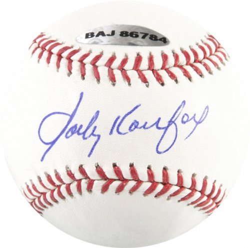 Sandy Koufax Autographed Baseball