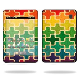 Protective Vinyl Skin Decal Cover for Velocity Micro Cruz T408 Tablet Skins Color Swatch by 