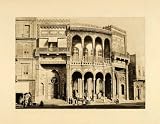 1903 Photogravure School Mother Mohammed Pointed Horseshoe Arch Islamic Geometry - Original Photogravure