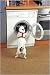 Posters: Heinz Krimmer - Dog looking inside a washing machine Art Print (45 x 30 cm)