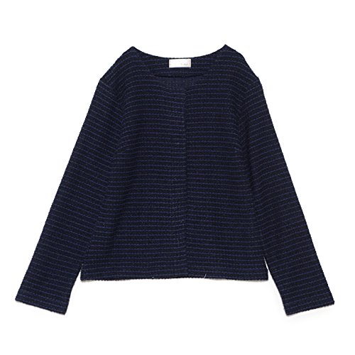 (テチチ) Te chichi 　ニットツイードノーカラージャケット