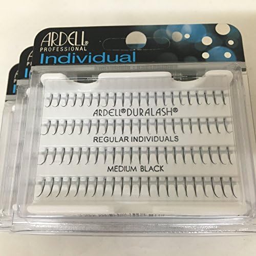 Ardell Professional Duralash, Regular Individuals - Medium Black 3 Pack
