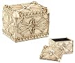 Skulls and Skeletons - Ossuary Trinket Box - Cold Cast Resin - 3.5" Height