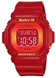 Casio BG5600SA-4 Women039s Baby-G World Timer Alarm Red Resin Watch on sale