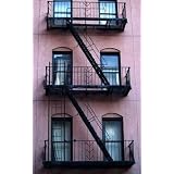 Buy Escape Ladder - 18H x 11W - Peel and Stick Wall Decal by Wallmonkeys by Wallmonkeys Wall Decals