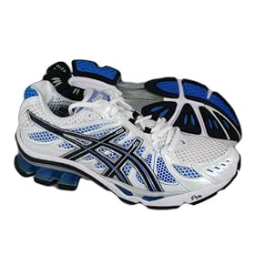 Buy ASICS Gel-Kinetic 2 Men White Blue Running Shoes by ASICS