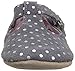 Robeez Girls' Scarlett Sneaker, Silver, 12-18 Months M US Infant